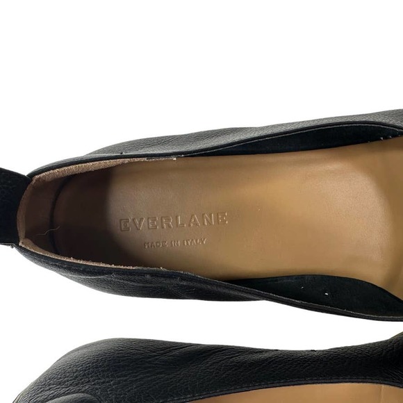 Everlane Women's Black Leather The Day Glove Flats Shoes Size 8.5 Made in Italy - Picture 8 of 8